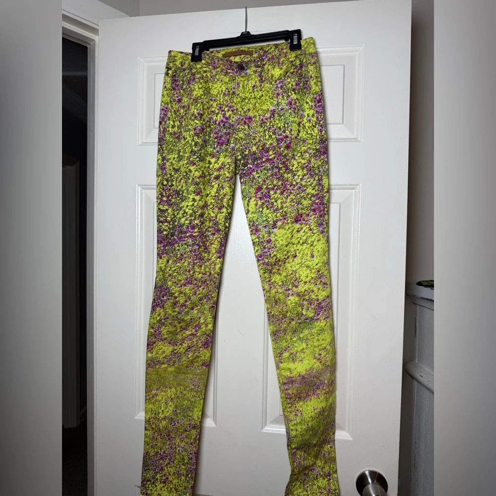 Joe's 'The Skinny' Neon Floral Stretch Denim Jeans
